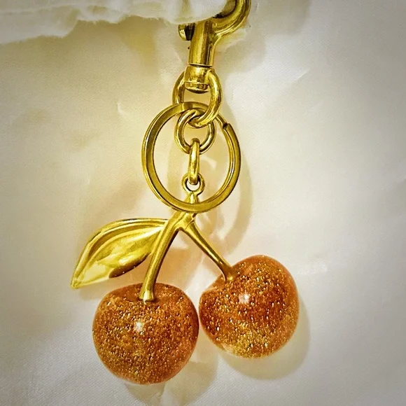 Rare Gold Cherry Keychain - Picture 6 of 13